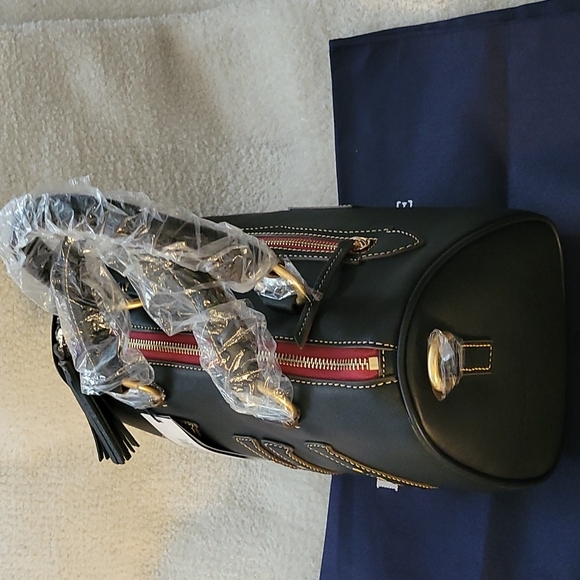 Dooney & Bourke Western smooth leather Olivia Satchel handbag. - Picture 3 of 16